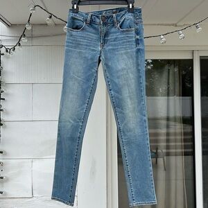 American Eagle Blue Jeggings with Skinny Fit